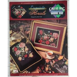 Great Big Graphs Exquisite Floral Cross Stitch Patterns Flowers